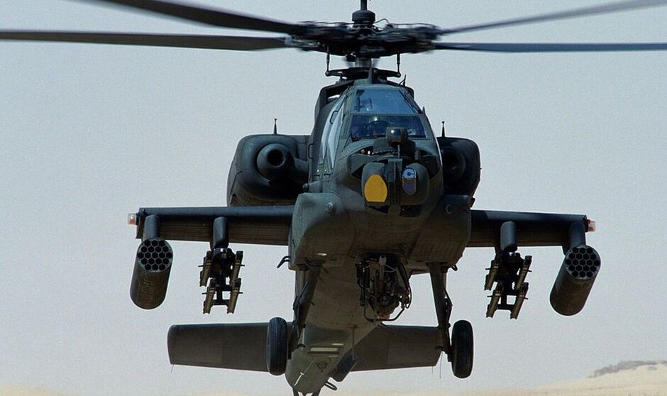 Apache helicopter