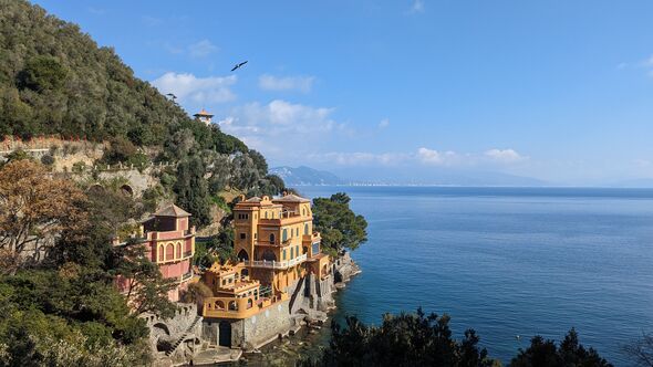 Part of the walk from Santa Margherita Ligure to Portofino