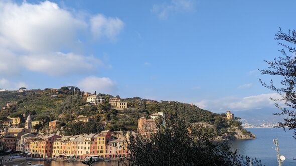 The main town of Portofino