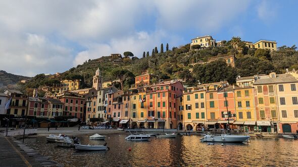 The harbour in Portofino